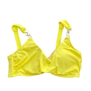 New Swimsuits For All Yellow Bikini Swim Top Only 16‎